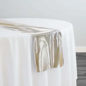 10pcs - Bridal Satin Table Runner 20"x90" - Banana 181
