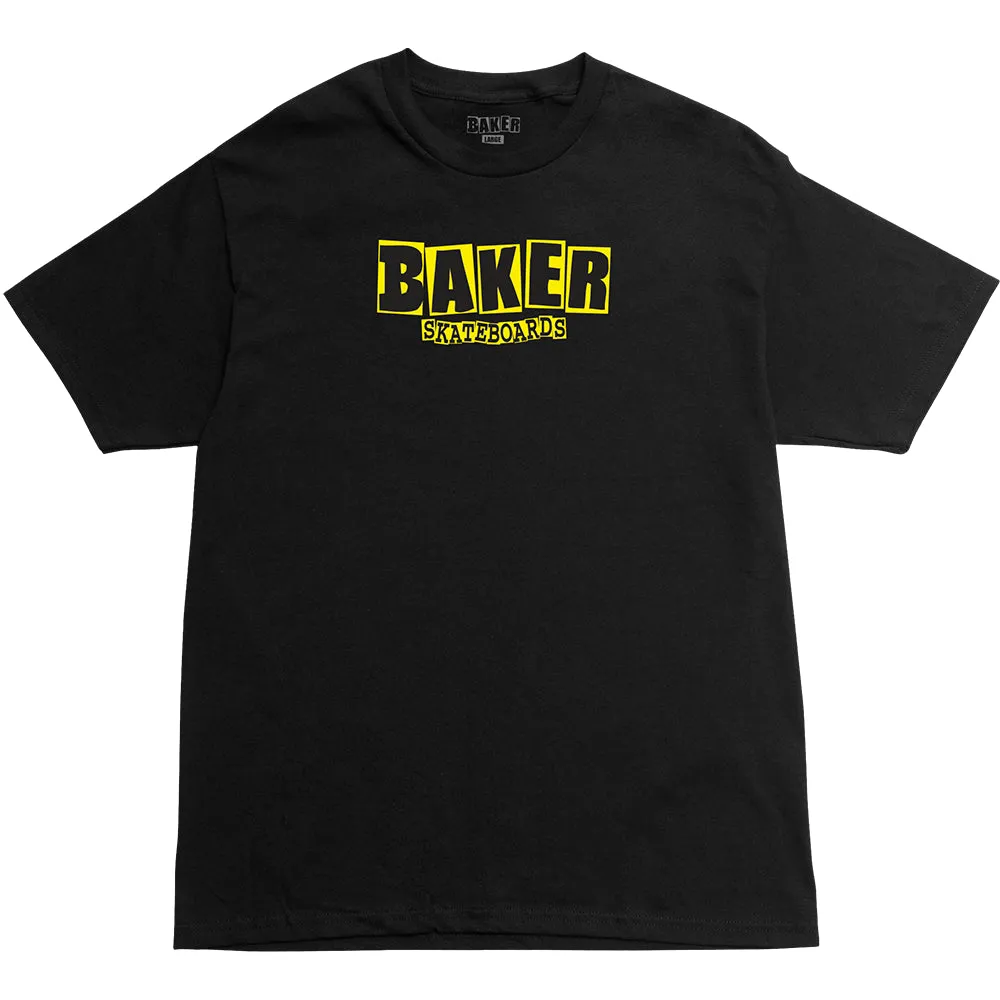 Baker Brand Logo Tee - Black/Yellow