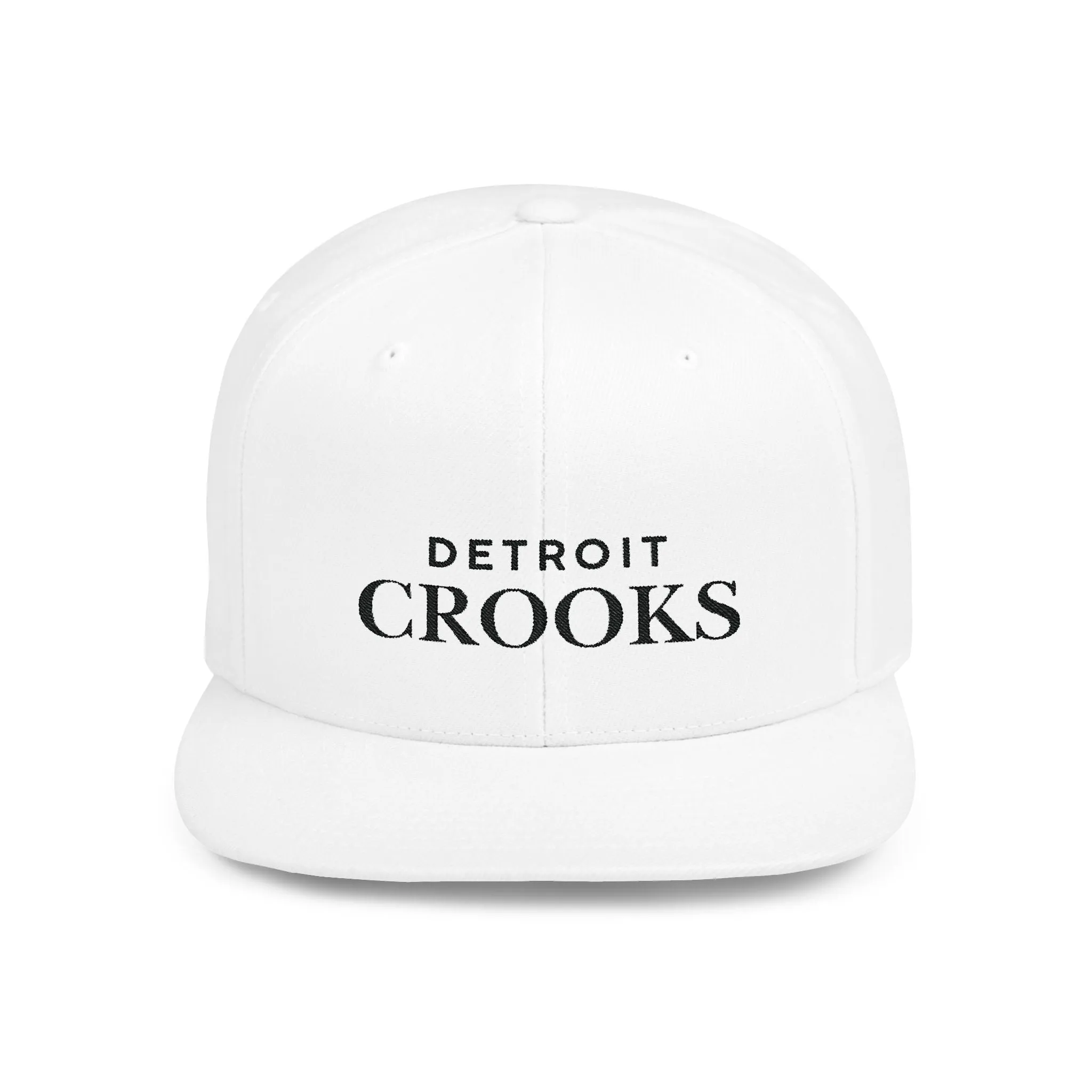 Flat Bill Snapback Detroit Crooks Brand