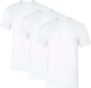 Hanes Men's Undershirt, Underarm Sweat Blocking Tee, White Crewneck T-Shirt, 3-Pack